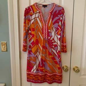 Hale Bob colorful knit dress
